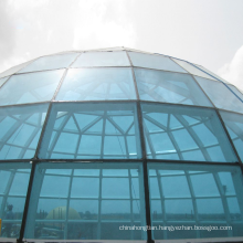 Xuzhou LF Long Span Steel Glass Atrium Glass Roof Skylight for Concert Hall